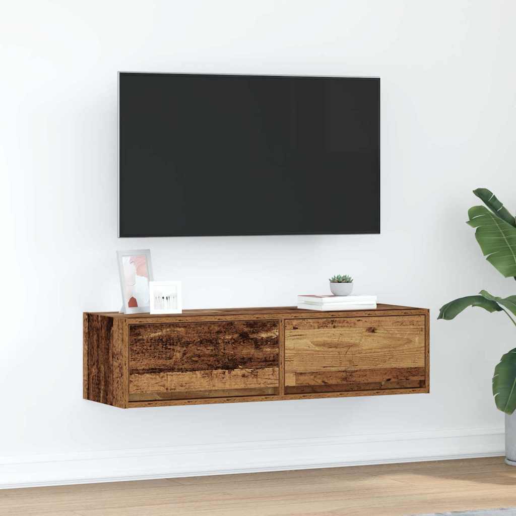 TV Cabinet Old wood 100 x 31 x 25.5 cm Engineered wood